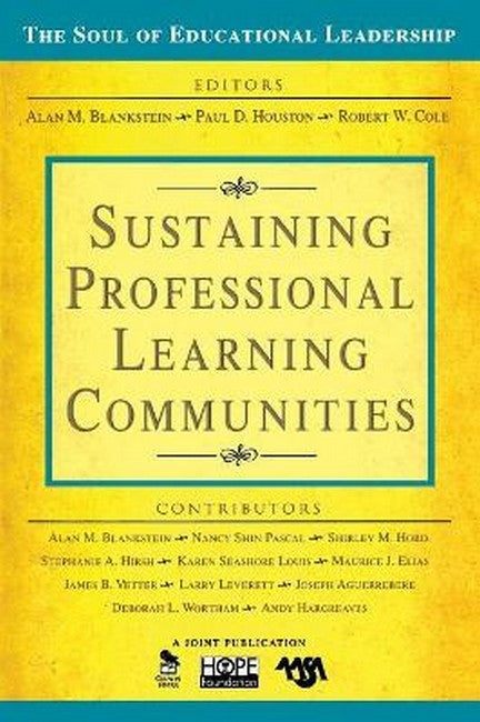 Sustaining Professional Learning Communities