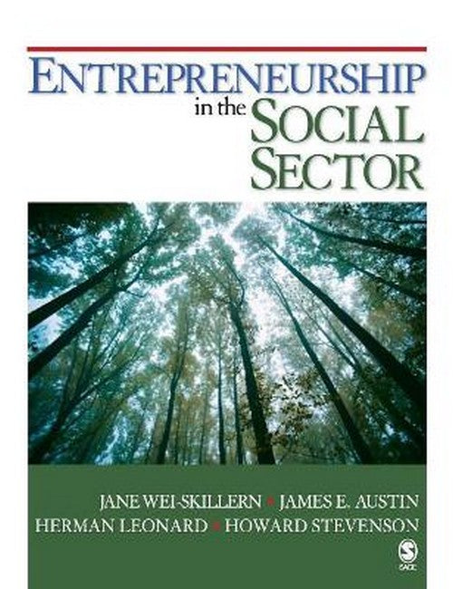 Entrepreneurship in the Social Sector