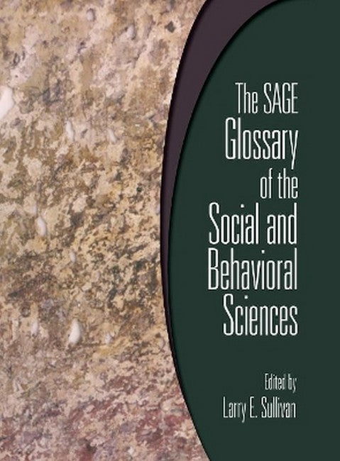 The SAGE Glossary of the Social and Behavioral Sciences