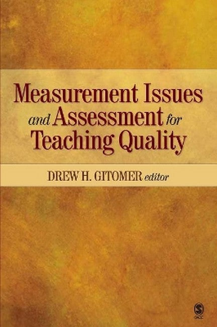 Measurement Issues and Assessment for Teaching Quality