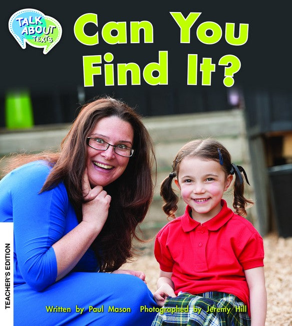 MSEA Can You Find It? Teacher's Edition