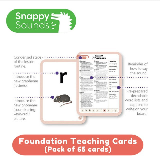 MSEA Snappy Sounds Foundation Additional Teaching Cards