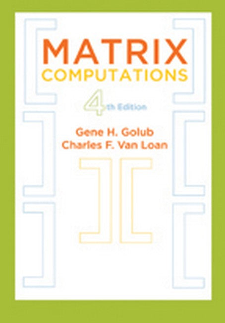 Matrix Computations 4/e