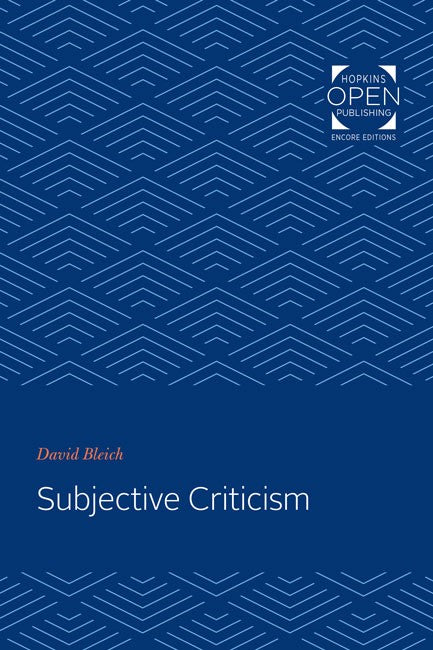 Subjective Criticism