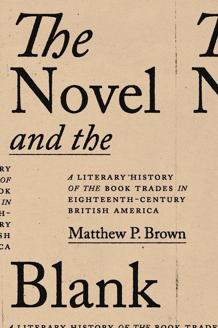 The Novel and the Blank