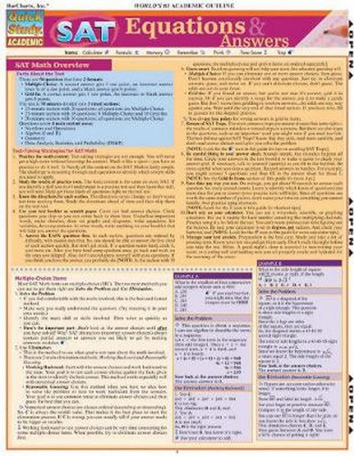 Sat Equations & Answers