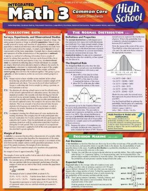 Math 3 Common Core 11th Grade