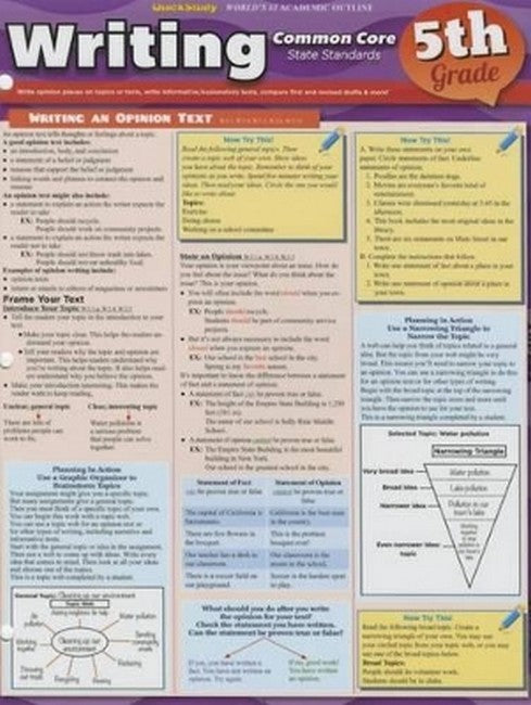 Writing Common Core 5th Grade