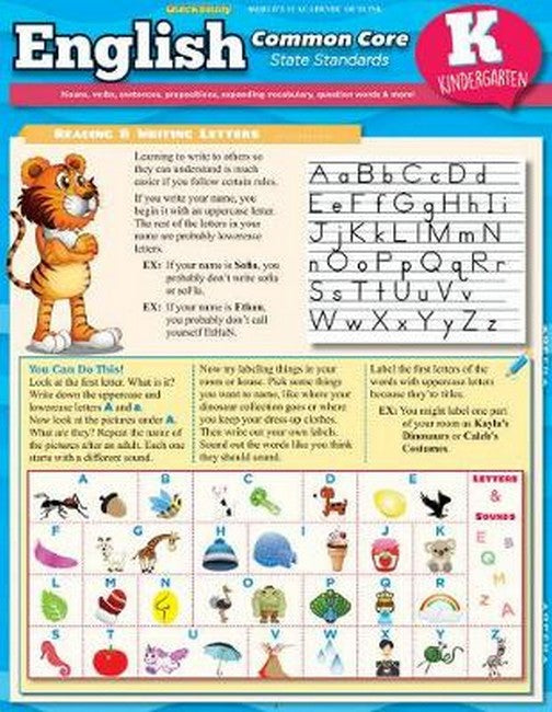 English Common Core Kindergarten