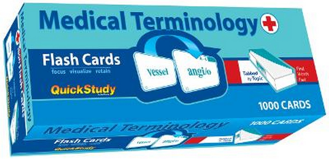 Medical Terminology Flash Cards (1000 Cards)