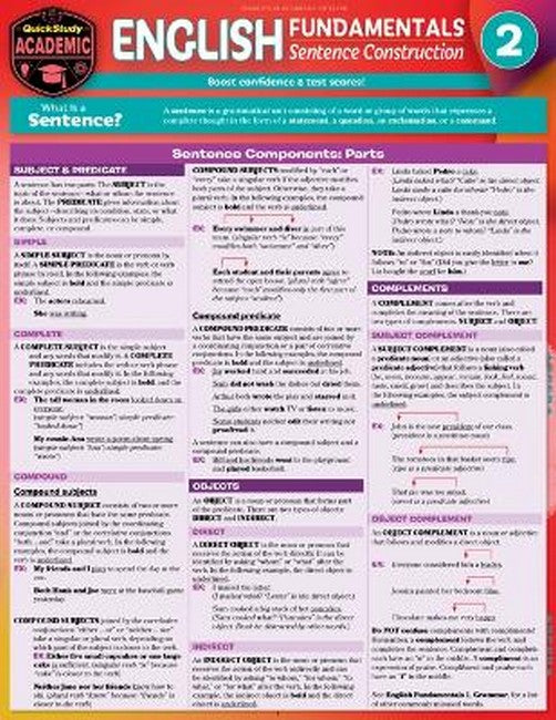 English Fundamentals 2 - Sentence Construction 2/e