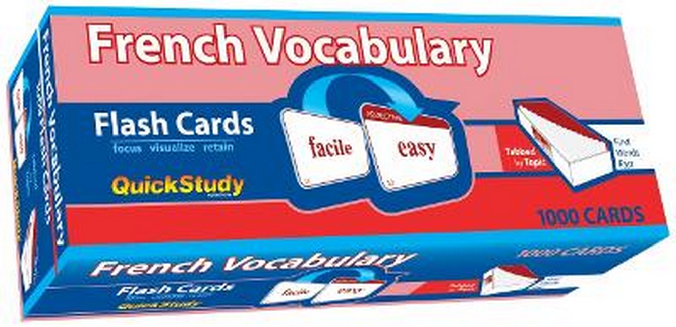 French Vocabulary Flash Cards