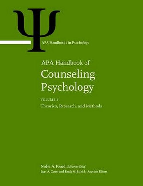 APA Handbook of Counseling Psychology