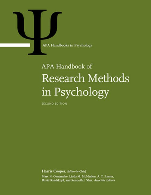 APA Handbook of Research Methods in Psychology 2/e