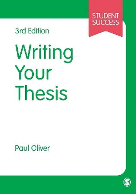 Writing Your Thesis 3/e