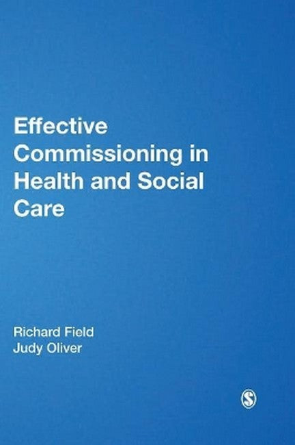 Effective Commissioning in Health and Social Care