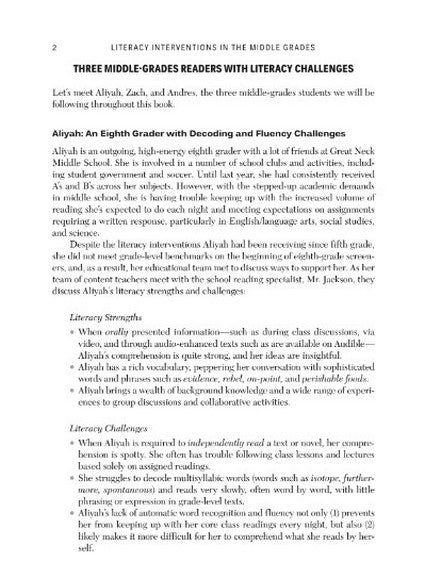 Literacy Intervention in the Middle Grades