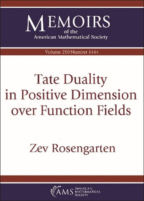Tate Duality in Positive Dimension over Function Fields