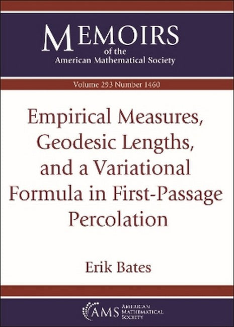 Empirical Measures, Geodesic Lengths, and a Variational Formula in First-Passage Percolation