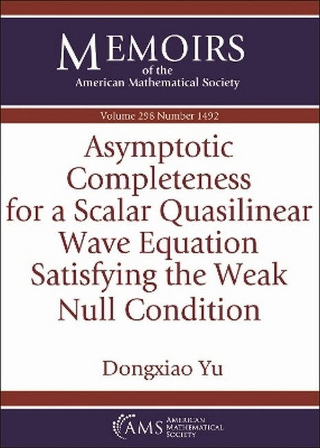 Asymptotic Completeness for a Scalar Quasilinear Wave Equation Satisfying the Weak Null Condition