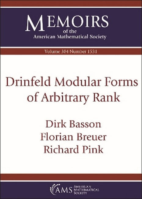 Drinfeld Modular Forms of Arbitrary Rank