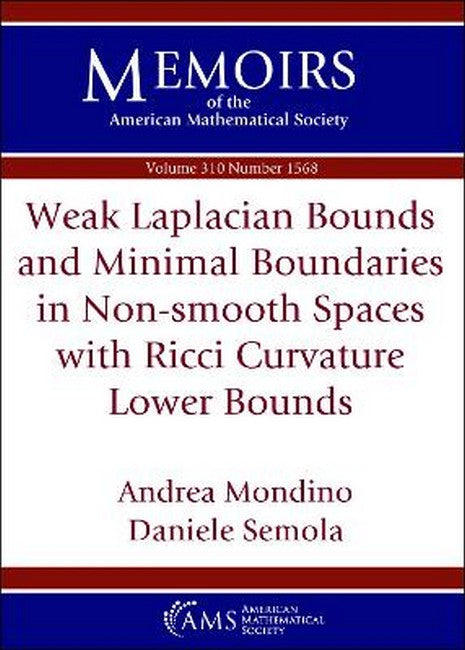 Weak Laplacian Bounds and Minimal Boundaries in Non-smooth Spaces with Ricci Curvature Lower Bounds