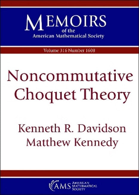 Noncommutative Choquet Theory