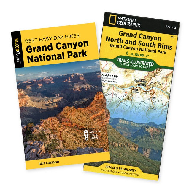 Best Easy Day Hiking Guide and Trail Map Bundle: Grand Canyon National Park 6/e
