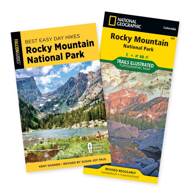 Best Easy Day Hiking Guide and Trail Map Bundle: Rocky Mountain National Park 4/e