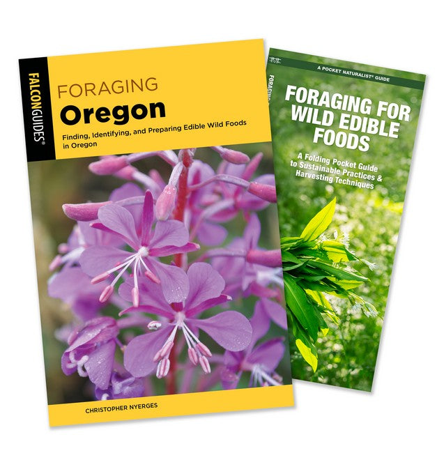 Foraging Oregon Guidebook and Folding Pocket Guide Bundle