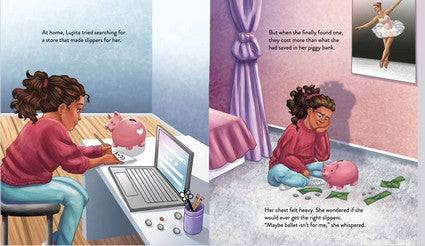 Lupita's Brown Ballet Slippers