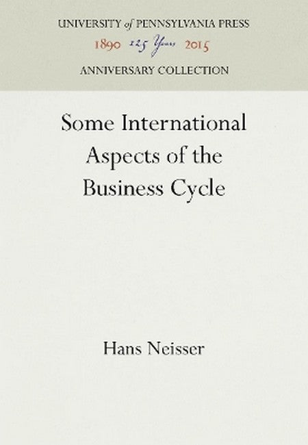 Some International Aspects of the Business Cycle 2016/e