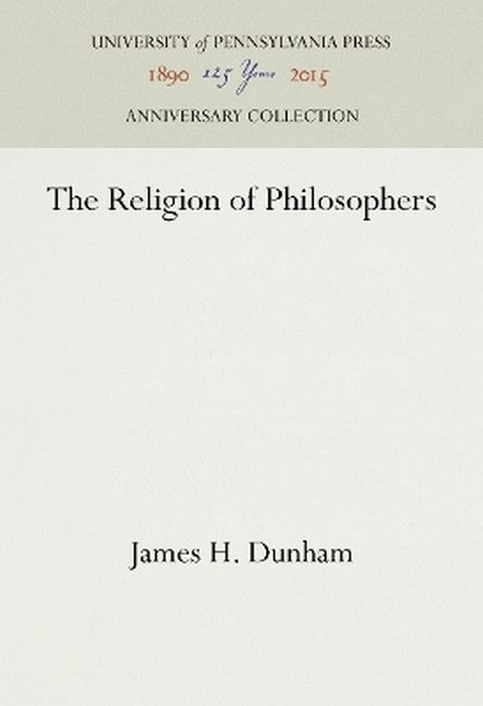 The Religion of Philosophers