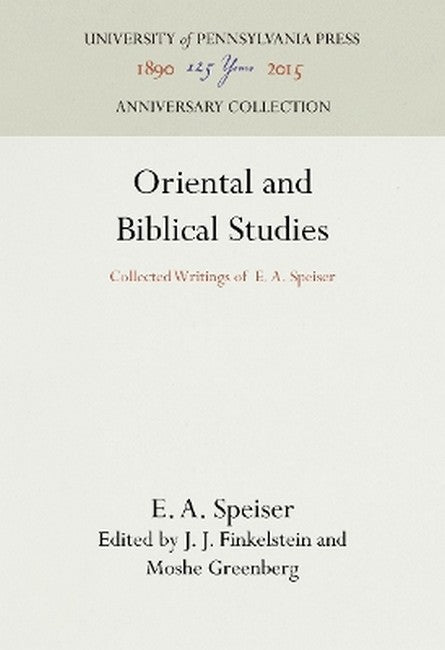 Oriental and Biblical Studies