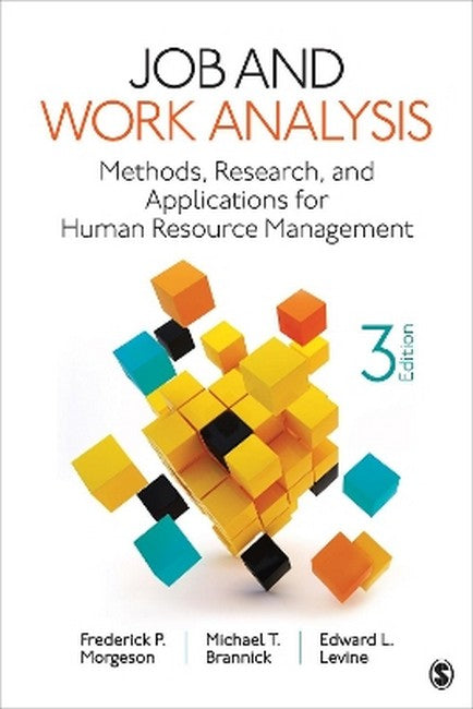 Job and Work Analysis 3/e