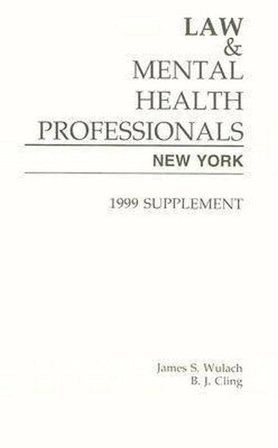 Law and Mental Health Professionals  Supplement