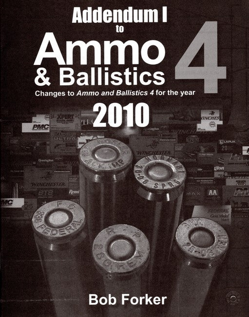 Addendum 1 to Ammo & Ballistics 4 2010, SC