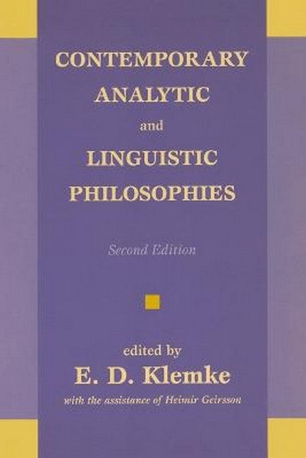 Contemporary Analytic and Linguistic Philosophies
