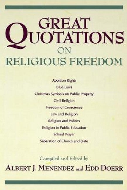 Great Quotations on Religious Freedom