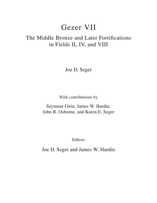 Gezer VII