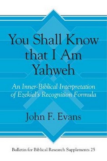 You Shall Know that I Am Yahweh: