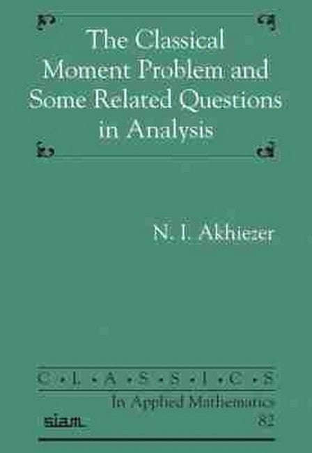 The Classical Moment Problem and Some Related Questions in Analysis