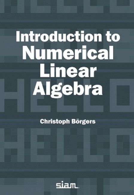 Introduction to Numerical Linear Algebra