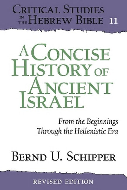 A Concise History of Ancient Israel