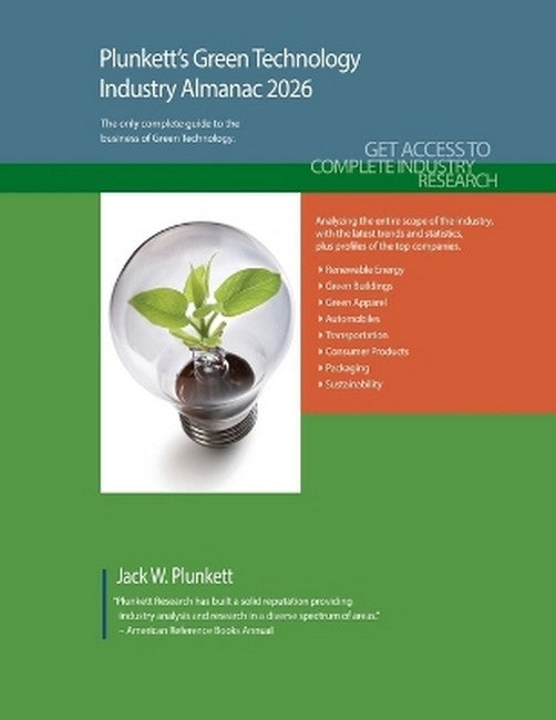 Plunkett's Green Technology Industry Almanac 2026