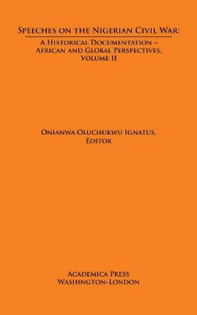 Speeches on the Nigerian Civil War