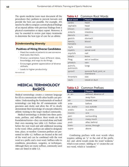 Fundamentals of Athletic Training and Sports Medicine 5/e