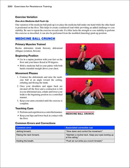 Exercises for Resistance Training