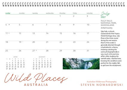 2027 Wild Places of Australia Desk Easel