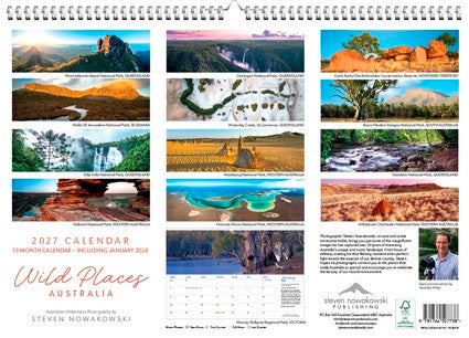 2027 Wild Places of Australia Wall Calendar